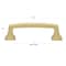 Gliderite Hardware 3 in. Center to Center Classic Base Pull Cabinet Hardware Handle - 87380-SG 87380-SG-1 - alternate 4